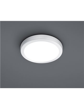 Cento plafoniera led tonda bianca grande d.23 cm Moderno LED