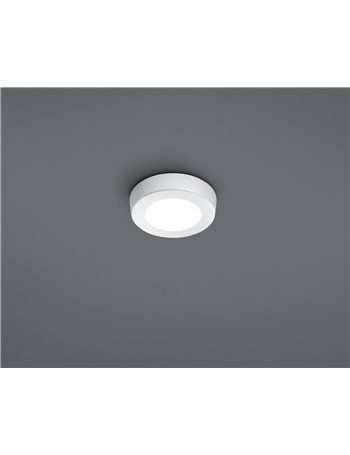 Cento plafoniera led tonda bianca piccola d.12 cm Moderno LED