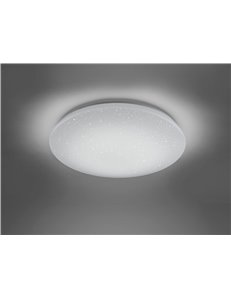 Charly plafoniera led con smart control molteplici funzioni "wiz"  diffusore effetto cielo stellato d. 50cm Moderno LED