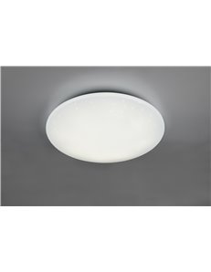 Fara plafoniera led diffusore metacrilato con effetto cielo stellato con smart control molteplici funzioni "wiz" d. 60cm Moderno
