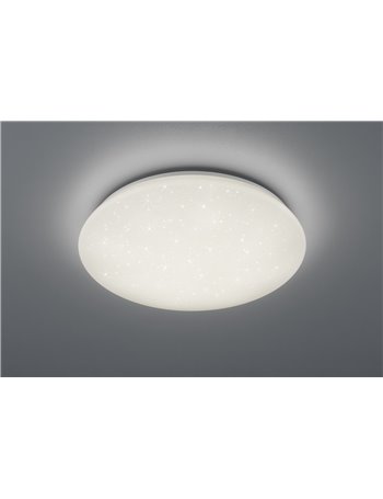Hikari plafoniera led diffusore effetto cielo stellato dimmerabile con interruttore d. 74cm Moderno LED
