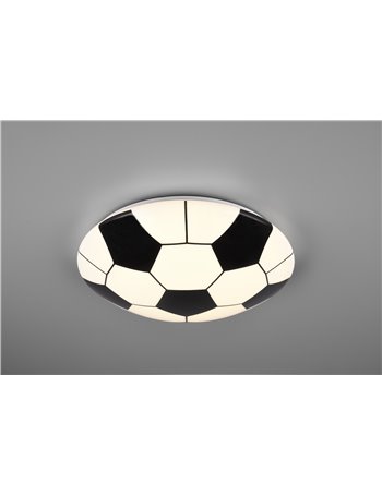 Kloppi plafoniera led diffusore decoro pallone d.36 Moderno LED