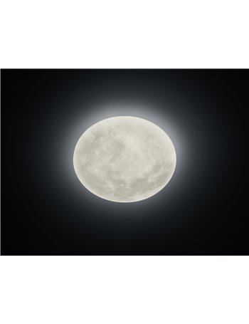 Lunar plafoniera led con fasi lunari regolabili con telecomando multifunzione d. 40cm Moderno LED