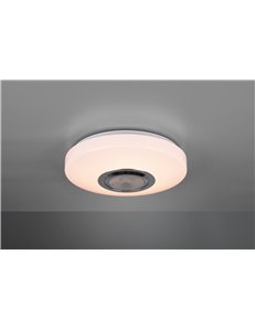 Maia plafoniera led con altoparlante bloutooth e telecomando multifunzione d.30cm Moderno LED