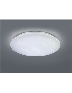 Nagano plaf. Led rotonda acrilico effetto cielo stellato con telecomando Da 3.000k a 5.500k d. 80cm Moderno LED