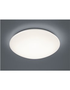 Pollux plafoniera led con sensore di movimento diffusore metacrilato bianco ip44 d. 40cm Moderno LED