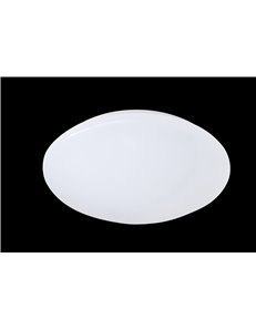 Putz ii plafoniera led diffusore bianco d.30 ip44 Moderno LED