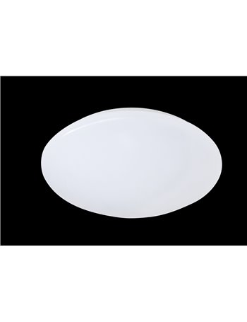 Putz ii plafoniera led diffusore bianco d.30 ip44 Moderno LED