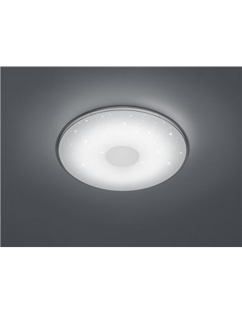 Shogun plaf. Led tonda con telecomando Dimmerabile luce calda fredda d. 42  Moderno LED