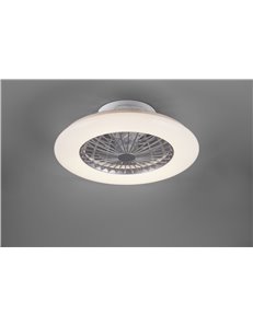 Stralsund ventilatore e plafoniera led con effetto cielo stellato con telecomando multifunzione regolazione intensita' e tempera