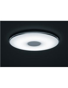 Tokyo plafoniera led tonda acrilico regolabile con telecomando luminosita e luce notturna cm.60 Moderno LED