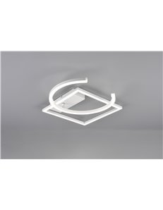 Pivot plafoniera led bianca con snodo ed intensita' regolabile con interruttore l. 54cm Moderno LED