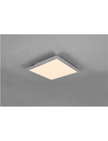 Alpha plafoniera led quadrata bordo alluminio 30x30 Moderno LED