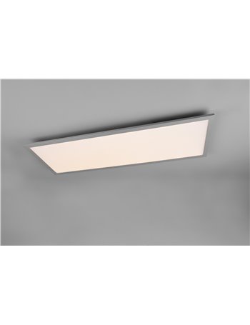 Alpha plafoniera led rettangolare bordo alluminio 80x30 Moderno LED