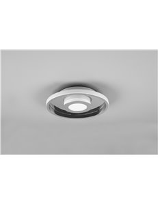 Ascari h2o plafoniera led cromo con dimmerazione con interruttore ip44 d.30,3cm Moderno LED 2