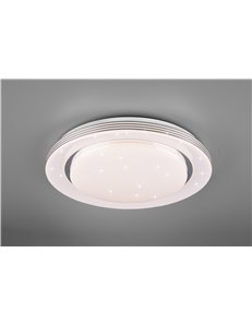 Atria plafoniera led con telecomando multifunzione con diffusore effetto cielo stellato d.27cm Moderno LED 2