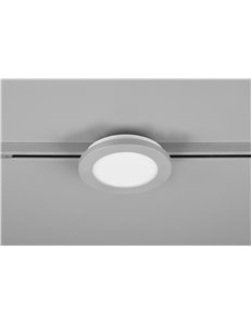 Duoline camillus plafoniera led bordo alluminio d.17cm Moderno LED