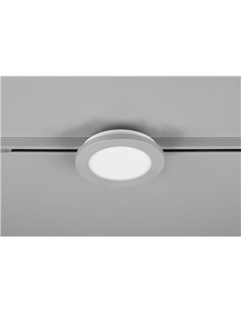 Duoline camillus plafoniera led bordo alluminio d.17cm Moderno LED