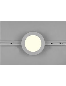Duoline camillus plafoniera led bordo alluminio d.17cm Moderno LED 2