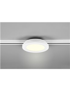 Duoline camillus plafoniera led bordo bianco d.17cm Moderno LED