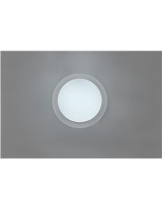 Frodeno h2o plafoniera led stellata rgb con telecomando multifunzione bordo trasparente ip44 d. 35cm  Moderno LED 2
