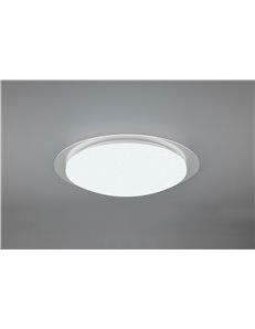 Frodeno h2o plafoniera led stellata rgb con telecomando multifunzione bordo trasparente ip44 d. 48cm  Moderno LED 2