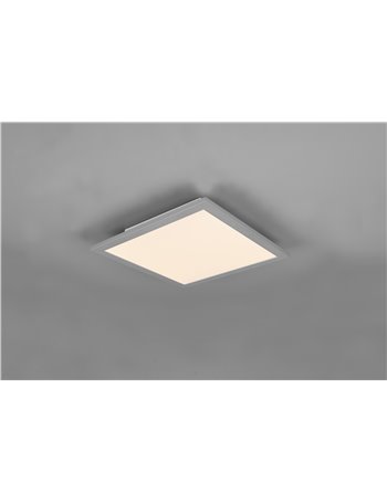 Gamma plafoniera led quadrata bordo alluminio con telecomando multifunzione 30x30 Moderno LED