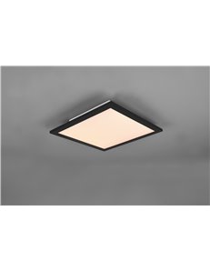 Gamma plafoniera led quadrata bordo nero con telecomando multifunzione 30x30 Moderno LED 2