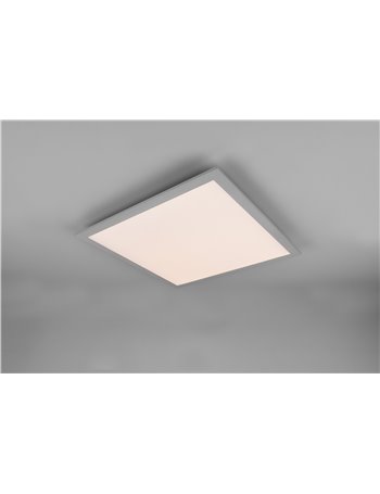 Gamma plafoniera led quadrata bordo nero con telecomando multifunzione 45x45 Moderno LED