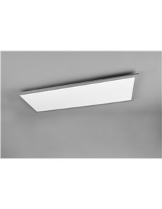 Gamma plafoniera led rettangolare bordo alluminio con telecomando multifunzione 80x30 Moderno LED