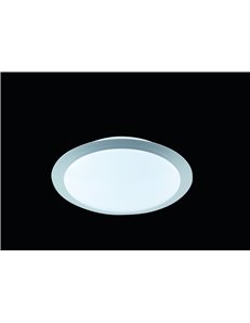 Gonzalo plafoniera led bordo alluminio diffusore plastica  Cm 30 Moderno LED