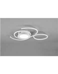 Jive plafoniera led bianca con telecomando multifunzione l.50cm Moderno LED 2