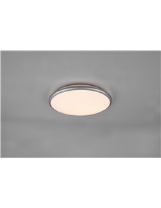 Limbus plafoniera led bordo alluminio con dimmerazione con interruttore d.35cm Moderno LED