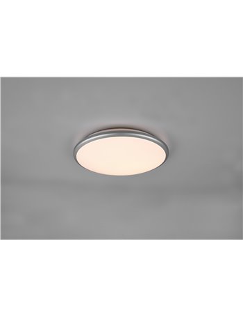 Limbus plafoniera led bordo alluminio con dimmerazione con interruttore d.35cm Moderno LED
