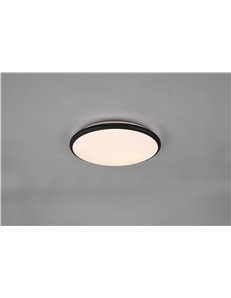 Limbus plafoniera led bordo nero con dimmerazione con interruttore d.35cm Moderno LED