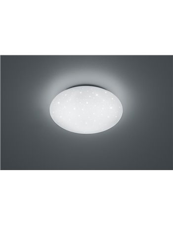 Paolo h2o plafoniera led diffusore stellato ip44 d.37cm  Moderno LED