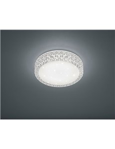 Pegasus plafoniera led effetto cielo stellato bordo trasparente d.28 Moderno LED