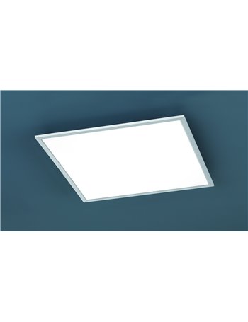 Phoenix plafoniera led rettangolare dimmerabile acciaio diff. Bianco 120x30 Moderno LED