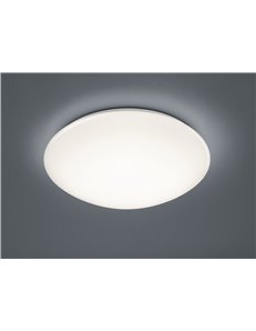Pollux plafoniera led con sensore di movimento diffusore metacrilato bianco ip44 d. 27cm Moderno LED 2