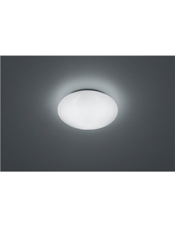 Putz plafoniera led diffusore bianco effetto stelle d.30 Moderno LED