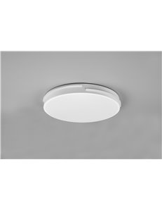 Takoma plafoniera led bordo bianco con telecomando multifunzione d.40cm Moderno LED