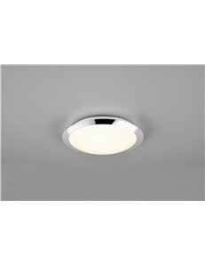Umberto h2o plafoniera led bordo cromo ip44 d. 29cm Moderno LED