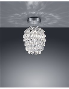 Petty plafoniera gemme trasparenti d.20 Moderno E27