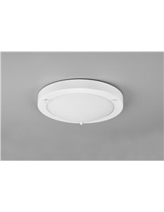 Condus plafoniera bagno tonda bianca vetro d.32 Moderno E27 2