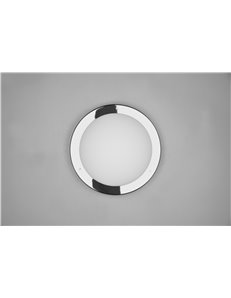 Condus plafoniera bagno tonda  cromata vetro d.32 Moderno E27 2