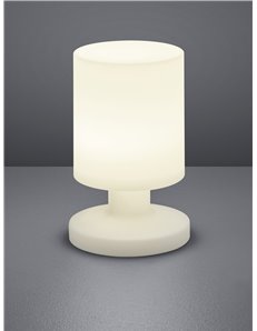 Lora lampada tavolo led da esterno ip44 diffusore cilindro ricaricabile h. 20,5cm d. 13cm Moderno LED