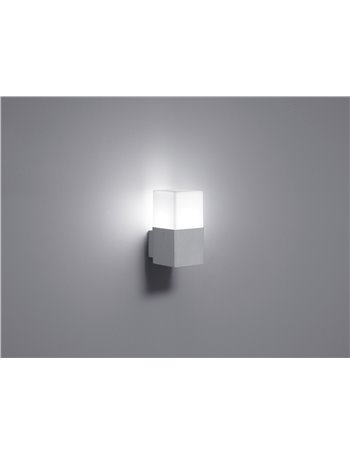 Hudson applique led allum.cm  9x h17 Moderno LED