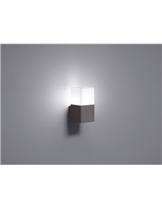 Hudsonapplique led antracite cm 9x h 17 Moderno LED