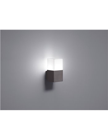 Hudsonapplique led antracite cm 9x h 17 Moderno LED