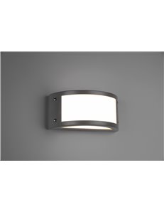 Kendal applique da esterno led fascia antracite ip54 l.25cm Moderno led
